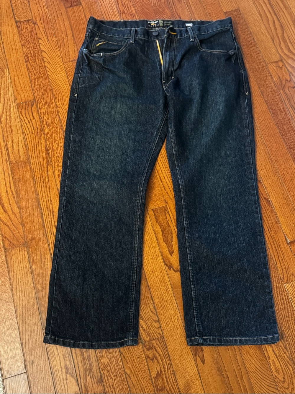 Ariat Men's Relaxed Straight Dark Indigo Jeans